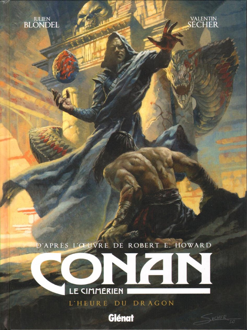 Couverture de l'album Conan le Cimmérien Tome 12 L' Heure du Dragon