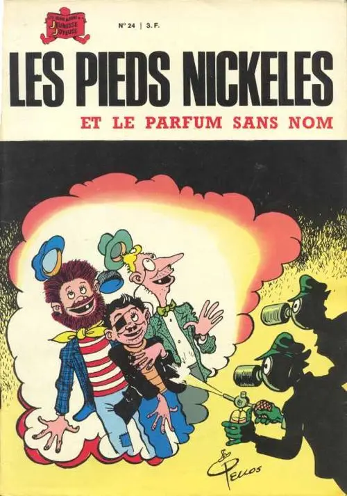 Couverture de l'album Les Pieds Nickelés Tome 24 Les Pieds Nickelés et le parfum sans nom