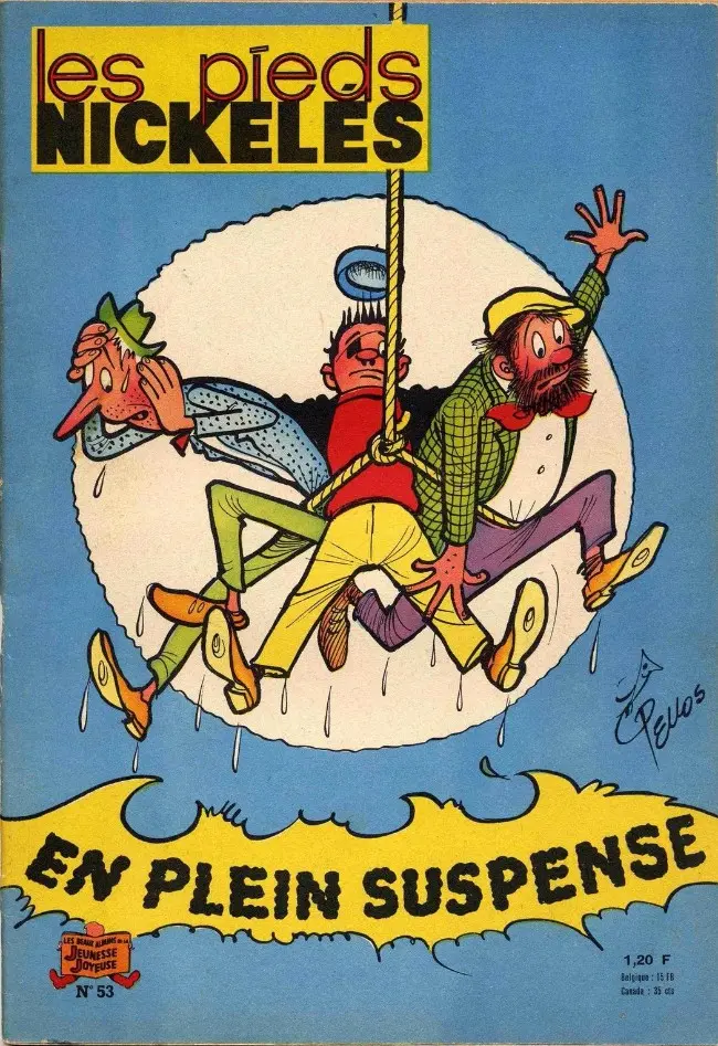 Couverture de l'album Les Pieds Nickelés Tome 53 Les Pieds Nickelés en plein suspense
