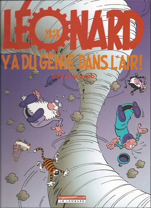 Couverture de l'album Léonard Tome 33 Y a du génie dans l'air !