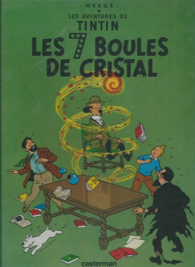 Couverture de l'album Tintin Tome 13 Les 7 boules de cristal