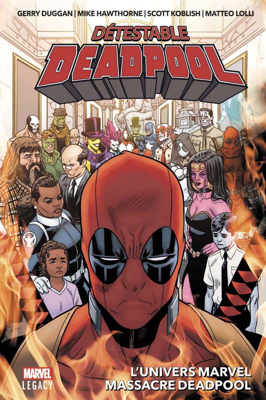 Couverture de l'album Deadpool - Détestable Deadpool 3 L'Univers Marvel massacre Deadpool