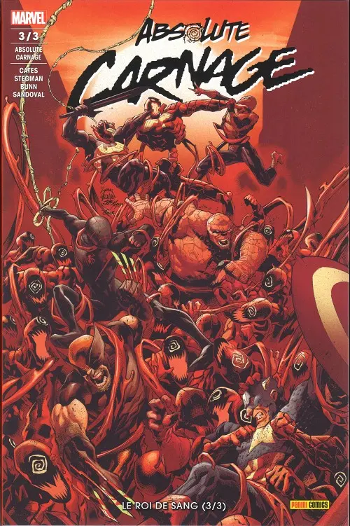 Couverture de l'album Absolute Carnage 3/3 Le roi de sang