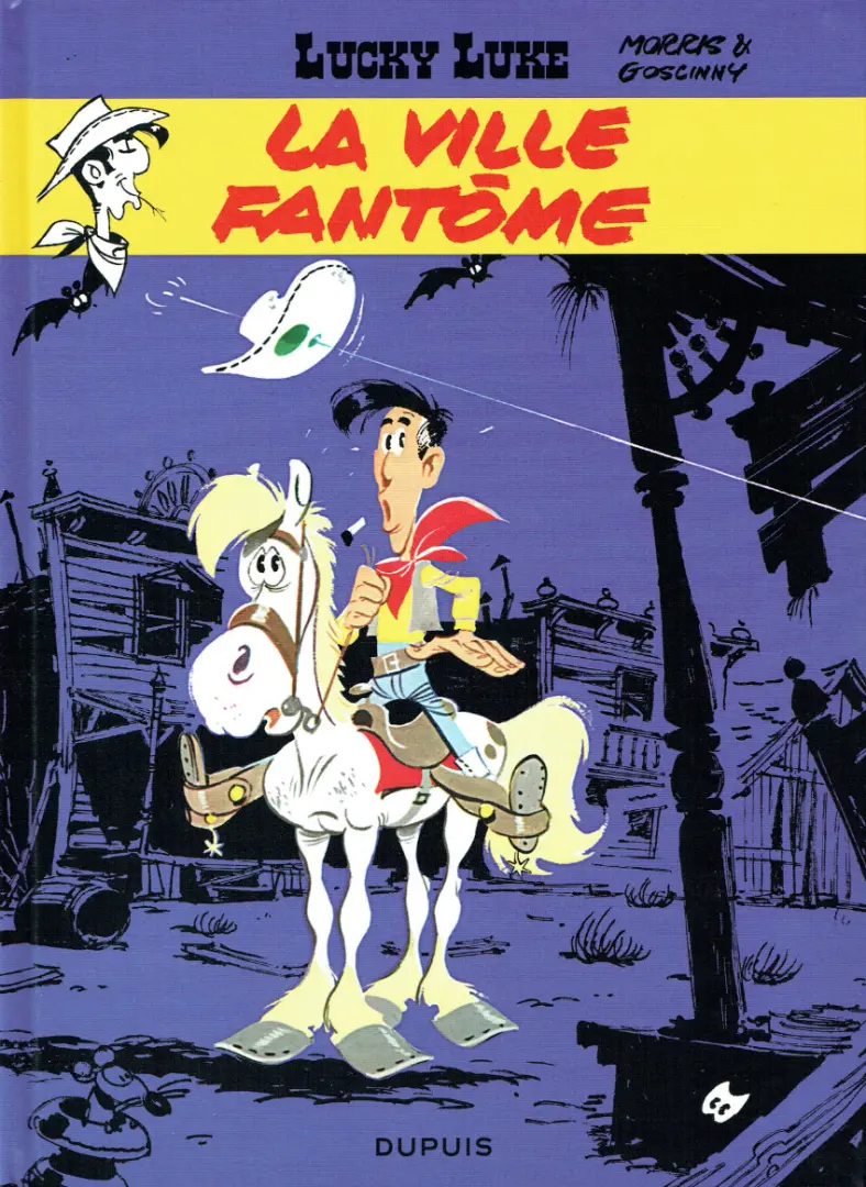 Couverture de l'album Lucky Luke Tome 25 La ville fantôme