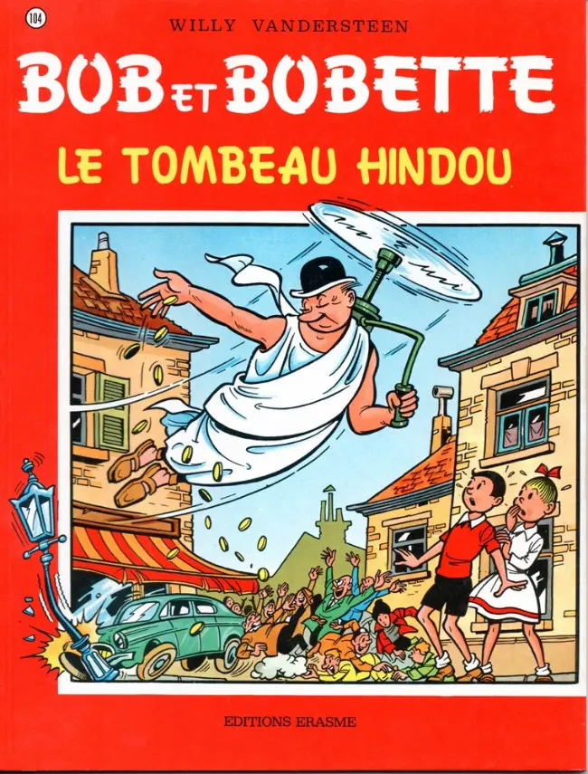 Couverture de l'album Bob et Bobette Tome 104 Le tombeau hindou