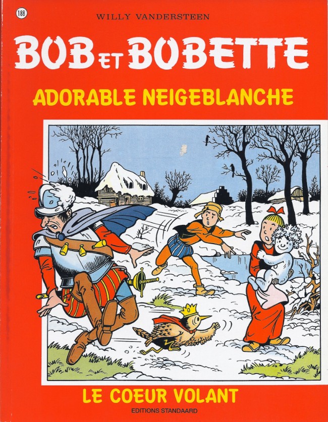 Couverture de l'album Bob et Bobette Tome 188 Adorable Neigeblanche / Le Cœur volant