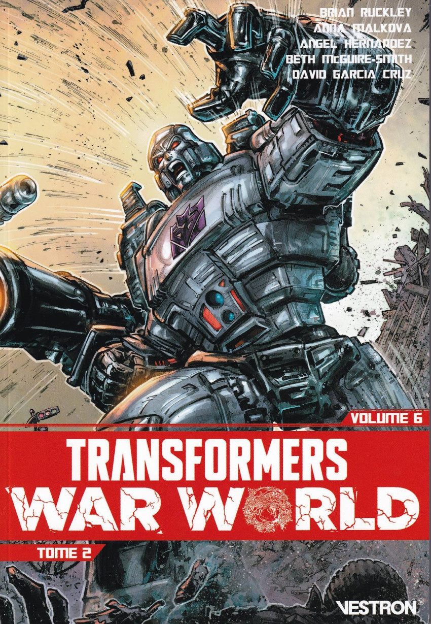 Couverture de l'album Transformers Volume 6 War World - Tome 2