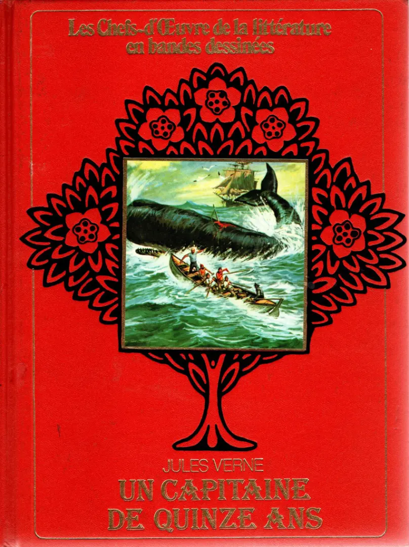 Couverture de l'album Les chefs-d'Œuvre de la littérature en bandes dessinées Tome 27 Un capitaine de quinze ans