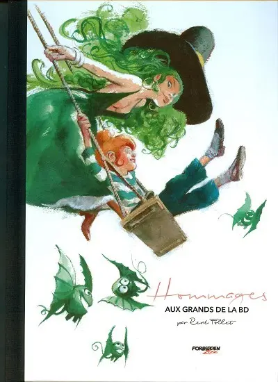 Couverture de l'album Hommage aux grands de la bd