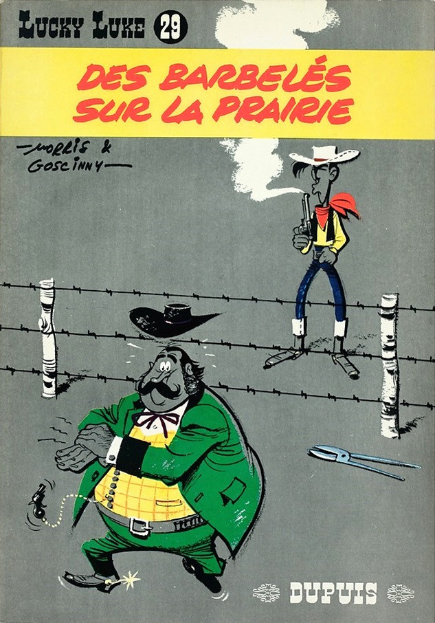 Couverture de l'album Lucky Luke Tome 29 Des barbelés sur la prairie