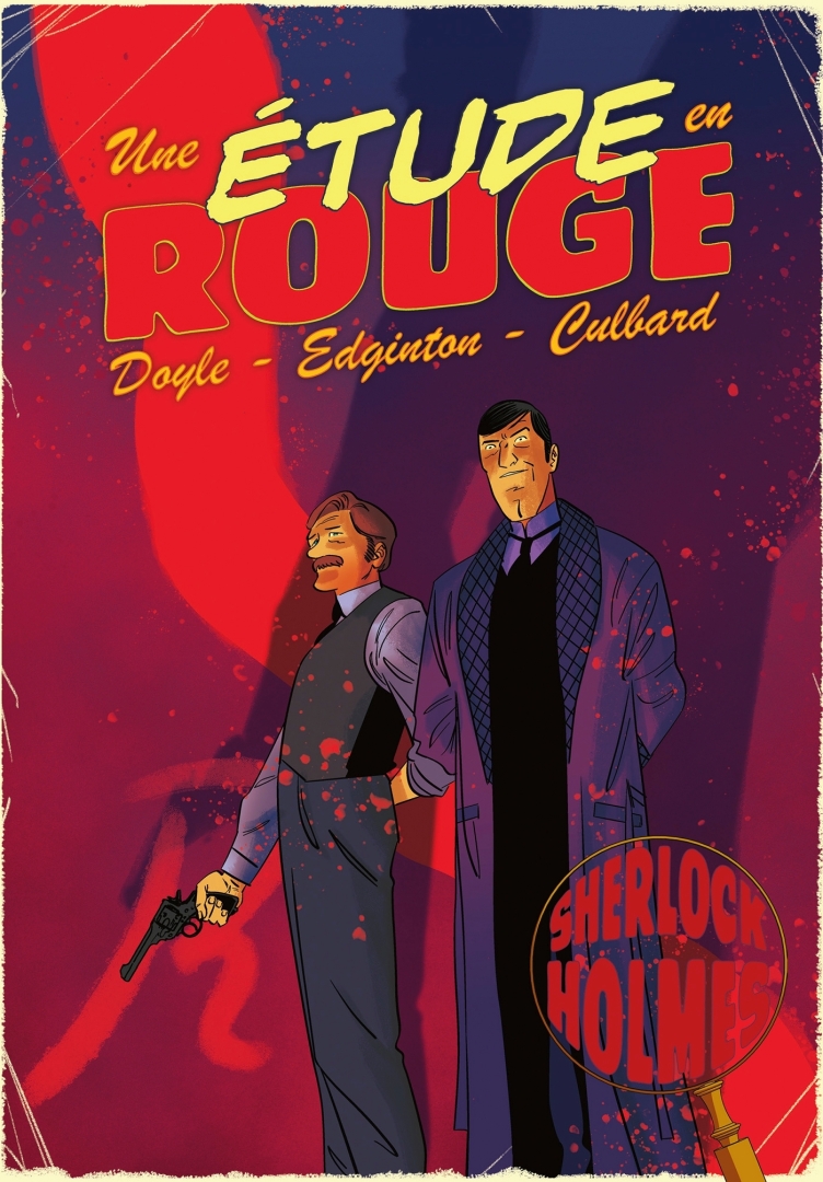 Couverture de l'album Les aventures illustrées de Sherlock Holmes 2 Une étude en Rouge