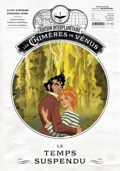 Couverture de l'album Le Château des étoiles Les Chimères de Vénus - Gazette N° 27 Le temps suspendu