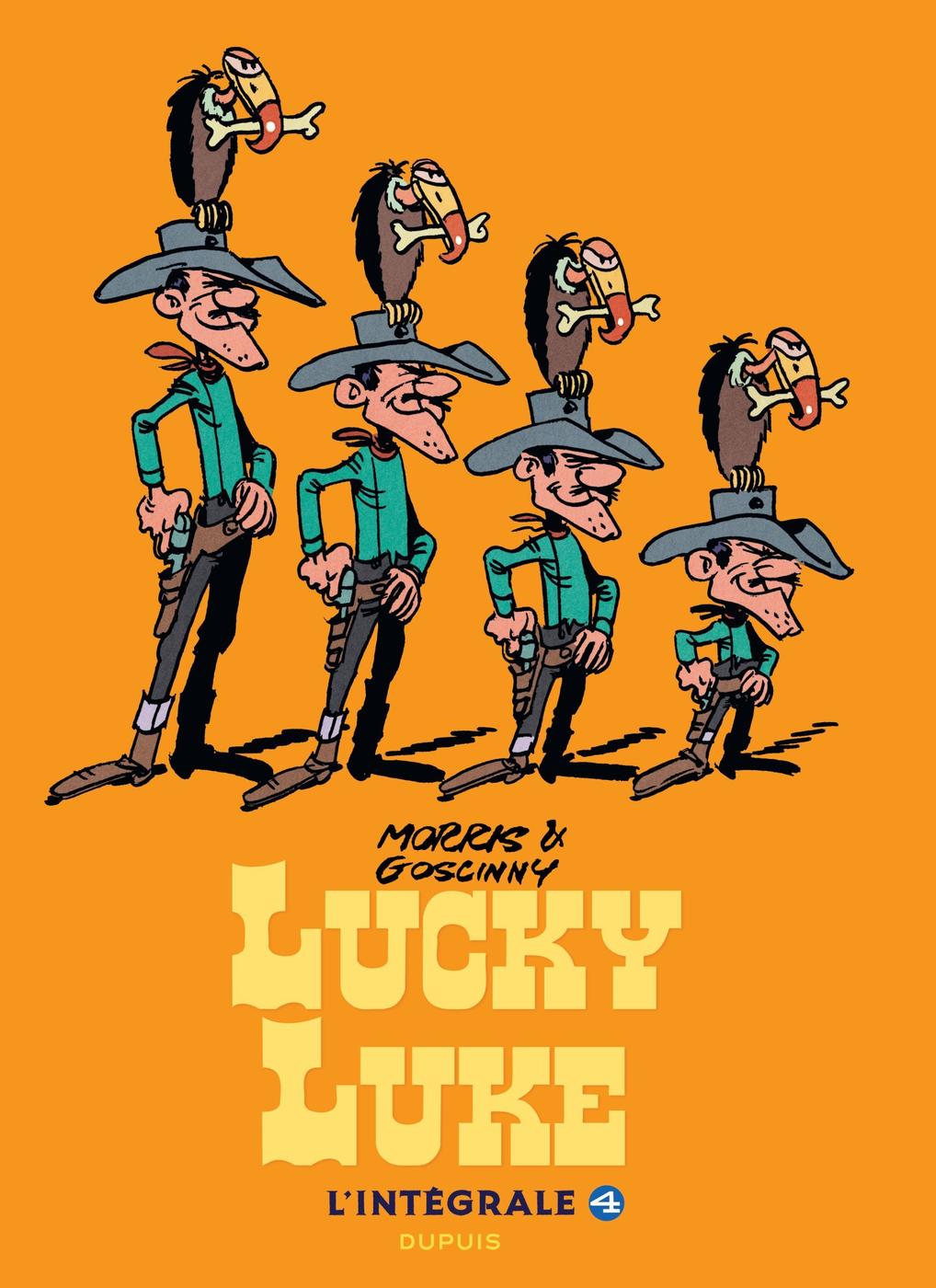 Couverture de l'album Lucky Luke (2016) L'Intégrale 4