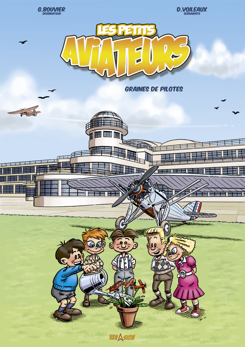 Couverture de l'album Les petits aviateurs 1 Graines de pilotes