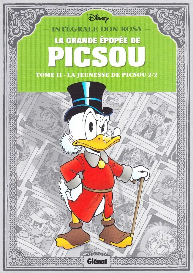 Couverture de l'album La Grande Épopée de Picsou Tome II La Jeunesse de Picsou 2/2
