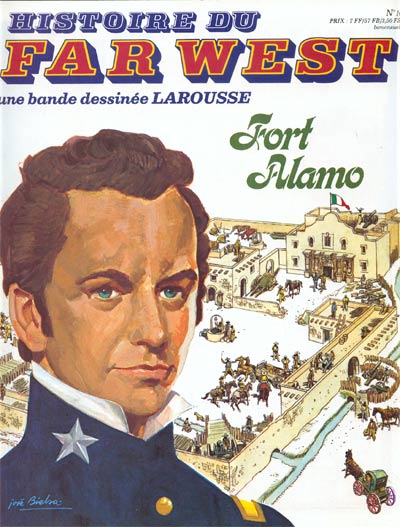 Couverture de l'album Histoire du Far West N° 10 Fort Alamo