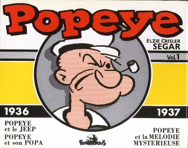 Couverture de l'album Popeye Futuropolis Vol. 1 1936/1937