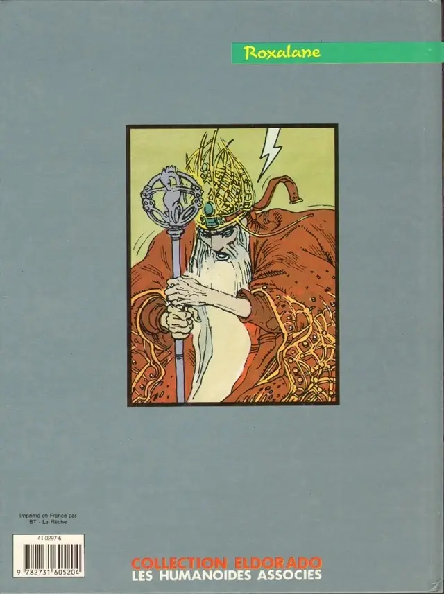 Verso de l'album Roxalane Tome 1