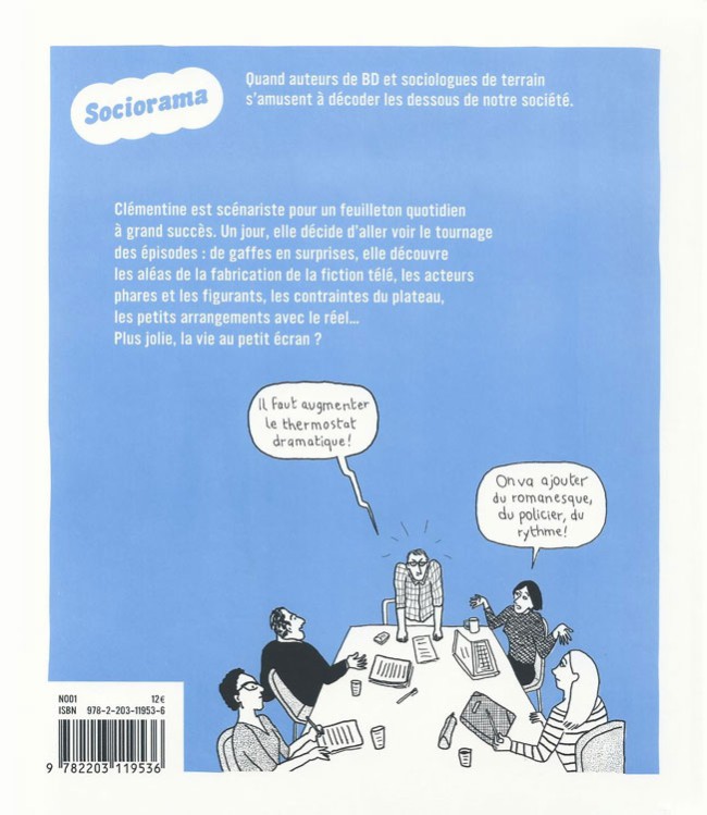 Verso de l'album Sociorama Plus belle la série