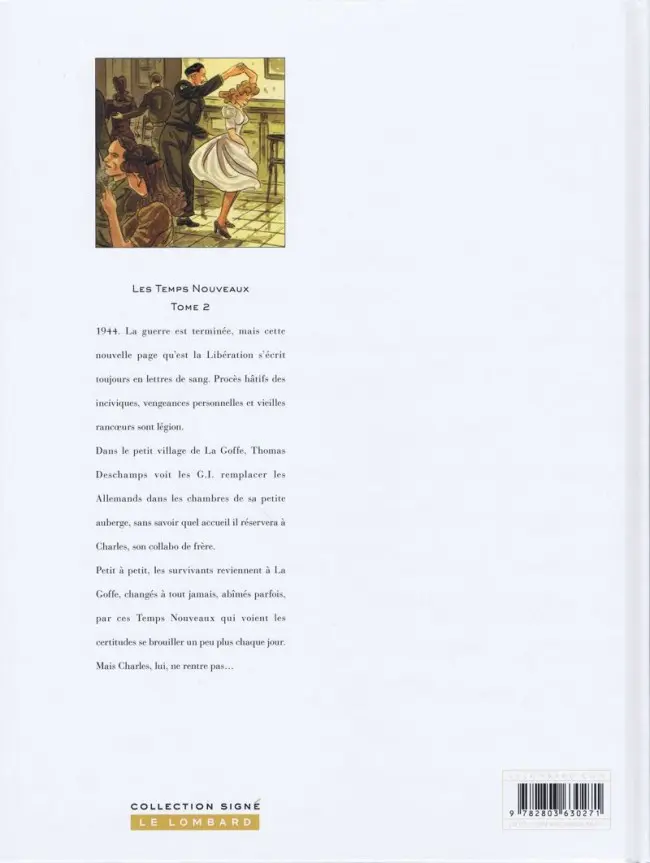 Verso de l'album Les Temps Nouveaux Tome 2 Entre chien et loup