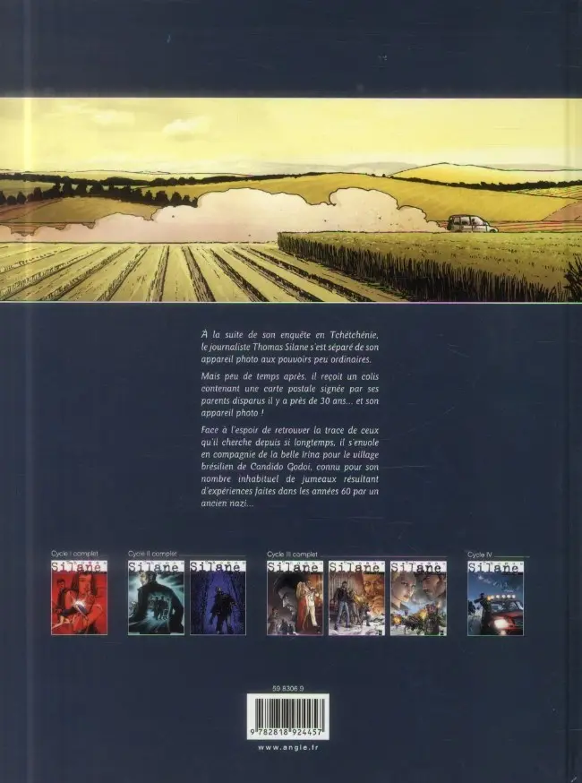 Verso de l'album Thomas Silane Tome 7 Racines