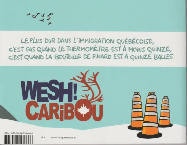 Verso de l'album Wesh ! Caribou