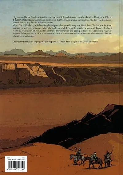 Verso de l'album Wild river Tome 1 Le raid