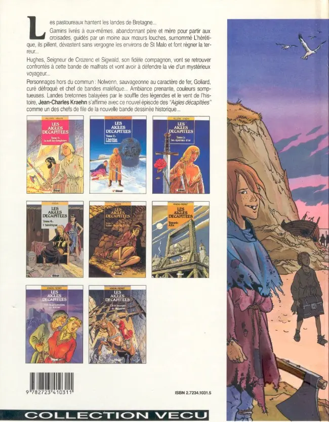 Verso de l'album Les Aigles décapitées Tome 4 L'hérétique