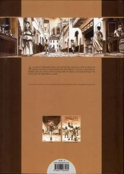 Verso de l'album Arelate Tome 1 Vitalis