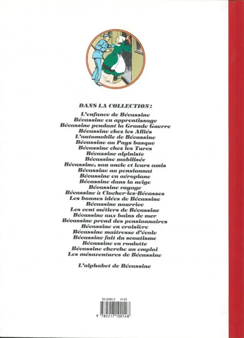 Verso de l'album Bécassine Tome 8 Bécassine voyage