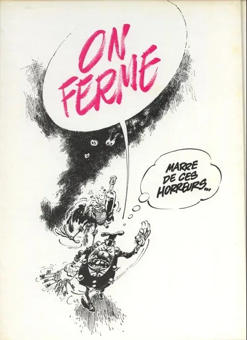 Verso de l'album Cauchemarrant