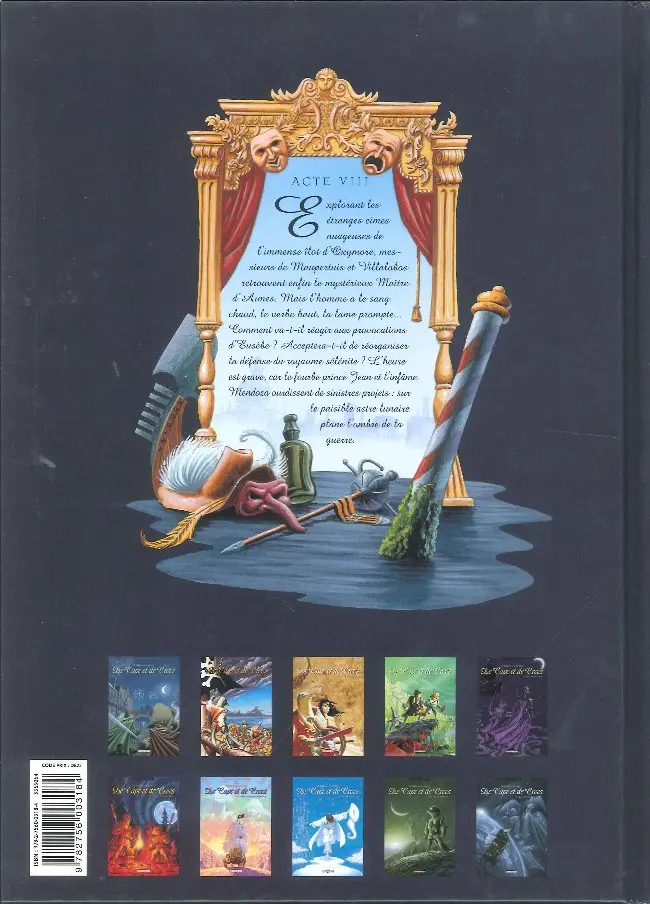 Verso de l'album De Cape et de Crocs Tome 8 Le maître d'armes