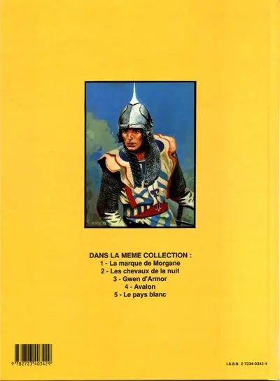 Verso de l'album Les Écluses du ciel Tome 1 La marque de Morgane