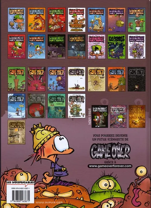 Verso de l'album Game over Tome 3 Gouzi Gouzi Gouzi