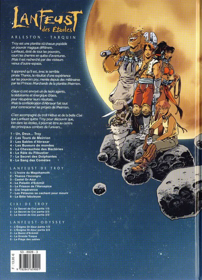 Verso de l'album Lanfeust des Étoiles Tome 4 Les buveurs de mondes