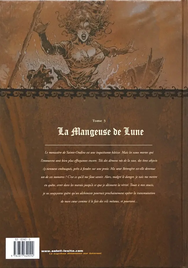 Verso de l'album Mortepierre Tome 3 La mangeuse de Lune