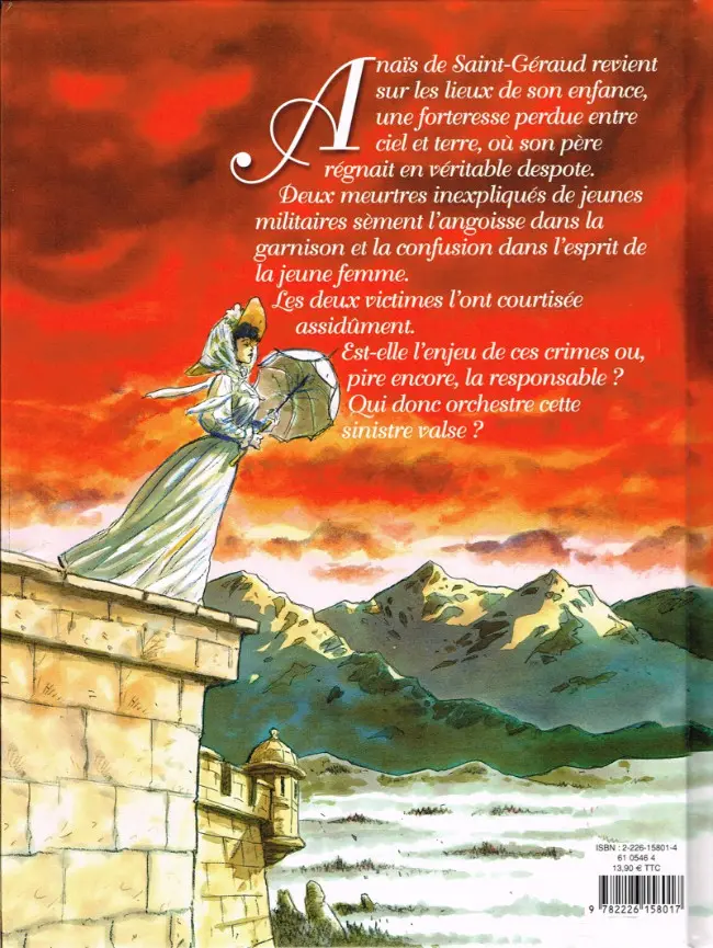 Verso de l'album Le Bal des chimères Tome 1 Anaïs