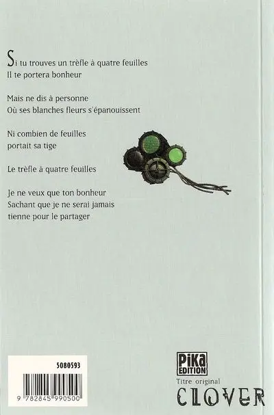 Verso de l'album Trèfle Vol. 1