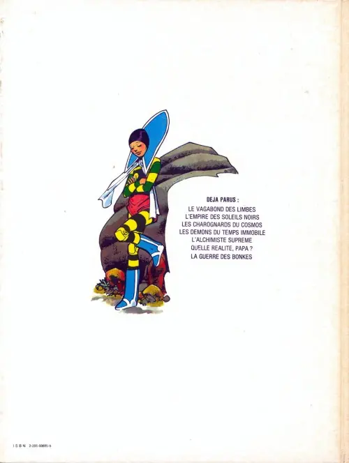 Verso de l'album Le Vagabond des Limbes Tome 1