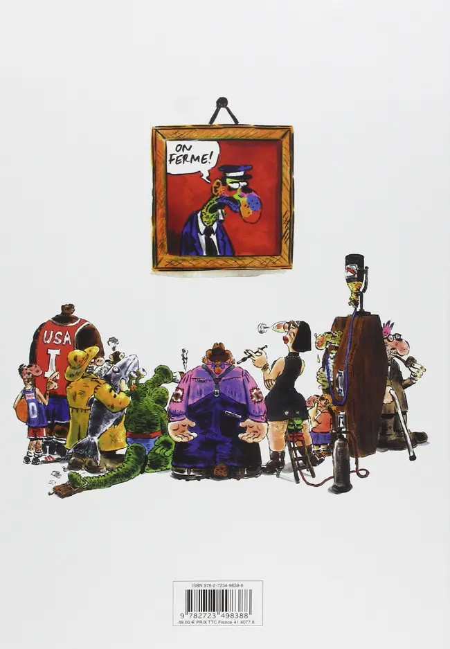 Verso de l'album Les Sales blagues de l'Echo La Totale (2013)