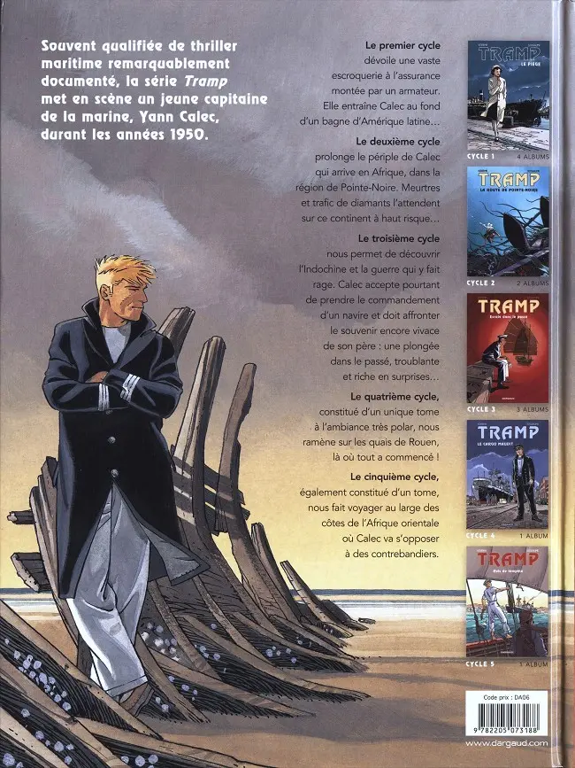 Verso de l'album Tramp Tome 11 Avis de tempête