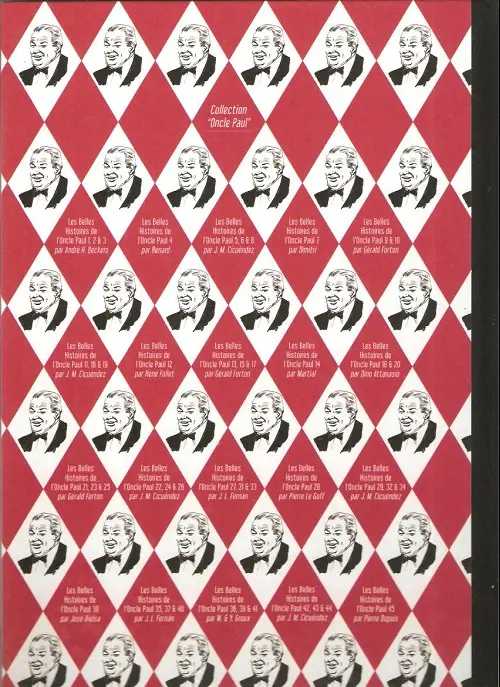 Verso de l'album Les Belles histoires de l'Oncle Paul Tome 45