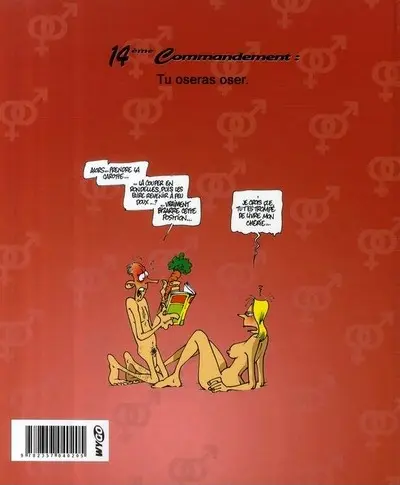 Verso de l'album Les 40 commandements Les 40 commandements du Kama Sutra