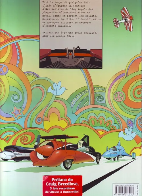 Verso de l'album Bonneville Tome 2 1968