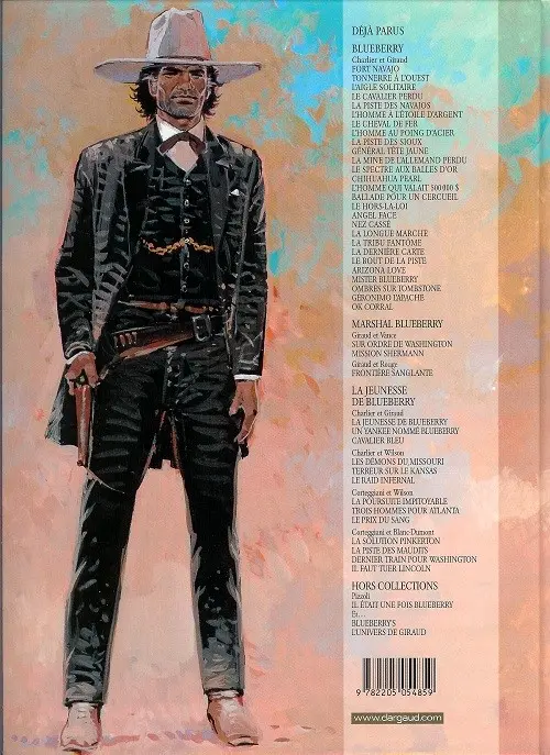Verso de l'album Blueberry Tome 21 La Dernière Carte