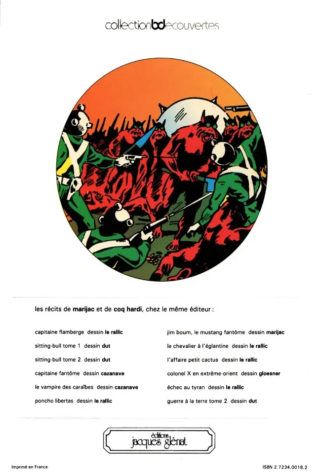 Verso de l'album Guerre à la Terre Tome 1 Tome 1