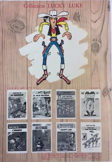 Verso de l'album Lucky Luke Tome 31 Tortillas pour les Dalton