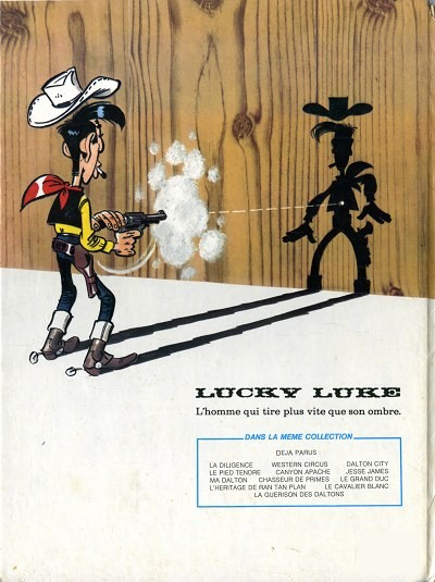 Verso de l'album Lucky Luke Tome 44 La guérison des Dalton