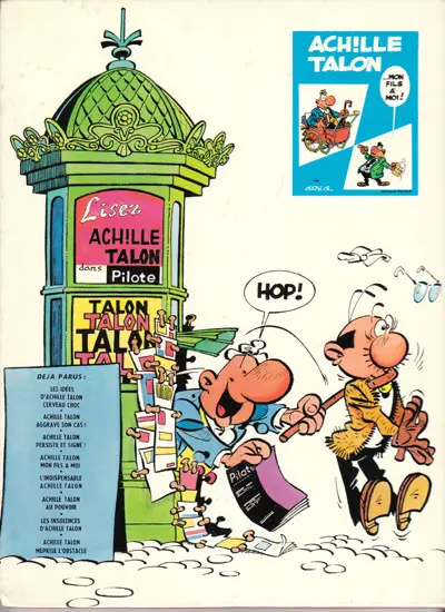 Verso de l'album Achille Talon Tome 3 Achille Talon persiste et signe