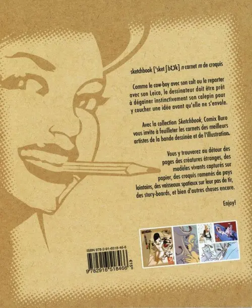 Verso de l'album Sketchbook - Comix Buro Sketchbook Bengal